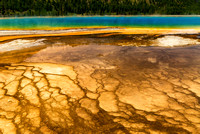 Textures of Grand Prismatic, Yellowstone National Park