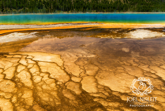 Textures of Grand Prismatic, Yellowstone National Park