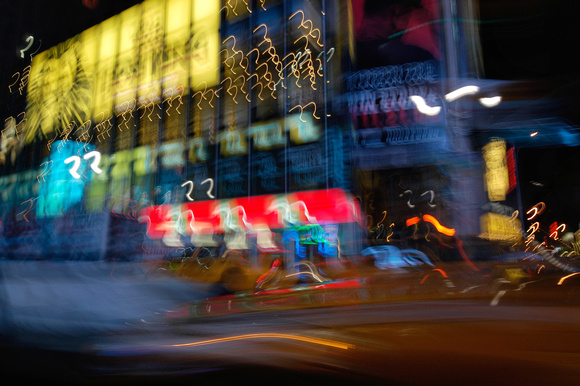 Times Square, New York motion blur by Joel Nisleit Photography.
